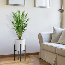 Load image into Gallery viewer, Awfrank 2 Pack Adjustable Plant Stand, Metal Planter Stands Indoor Outdoor, Mid Century Modern Plant Holder, Fit 8 10 12 inch Pots