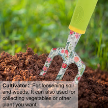 Load image into Gallery viewer, Awefrank Hand Rake Hand Scorpion Magnesium Alloy Cultivator Hand Cultivator Garden Tool Stainless Steel to Draft