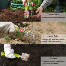 Load image into Gallery viewer, Awefrank Garden Tool Set,Cute Gardening Gifts for Women,Birthday Gifts for Mom,Heavy Duty Tool Kit with Gloves