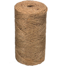 Load image into Gallery viewer, Awefrank Natural Jute Twine 328 Feet Rustic Jute Rope