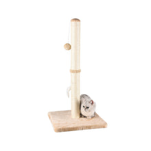 Load image into Gallery viewer, Petrue Cat Scratching Post, Claw Scratcher with Sisal Rope and Covered with Soft Smooth Plush, Vertical Scratch, Modern Stable Design