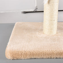 Load image into Gallery viewer, Petrue Cat Scratching Post, Claw Scratcher with Sisal Rope and Covered with Soft Smooth Plush, Vertical Scratch, Modern Stable Design