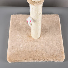 Load image into Gallery viewer, Petrue Cat Scratching Post, Claw Scratcher with Sisal Rope and Covered with Soft Smooth Plush, Vertical Scratch, Modern Stable Design
