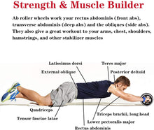Load image into Gallery viewer, Awefrank Ab Roller for Abs Workout Ab Roller Wheel
