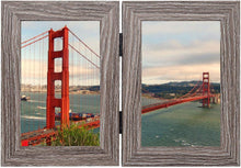 Load image into Gallery viewer, Awefrank 4x6 Inch Double Picture Frame