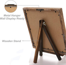 Load image into Gallery viewer, Awefrank Felt Letter Board with Rustic Wood Fram