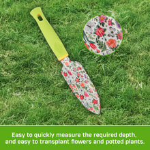 Load image into Gallery viewer, Awefrank Heavy-Duty Trowel Garden Tool, Stainless Steel Serrated Hand Shovel for Effortless Digging, Weed Control, and Precise Bulb Planting
