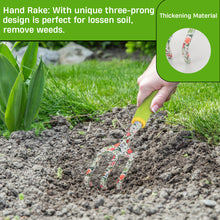Load image into Gallery viewer, Awefrank Cultivator Hand Rake - Heavy Duty Gardening Hand Tool with Hang Hole - Lawn and Yard Tools
