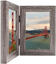 Load image into Gallery viewer, Awefrank 4x6 Inch Double Picture Frame
