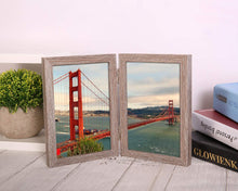 Load image into Gallery viewer, Awefrank 4x6 Inch Double Picture Frame
